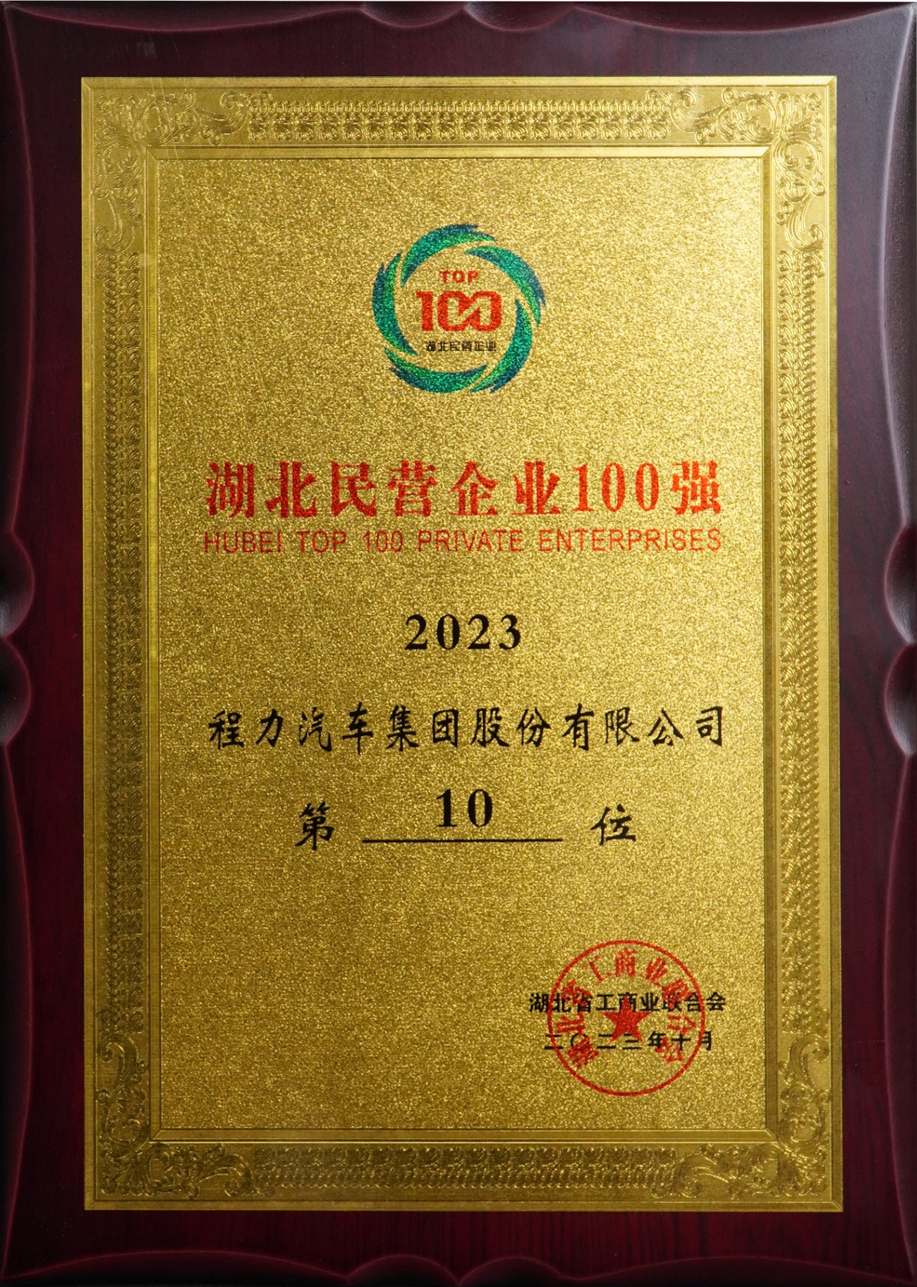 Hubei Top 100 Private Enterprises 2023